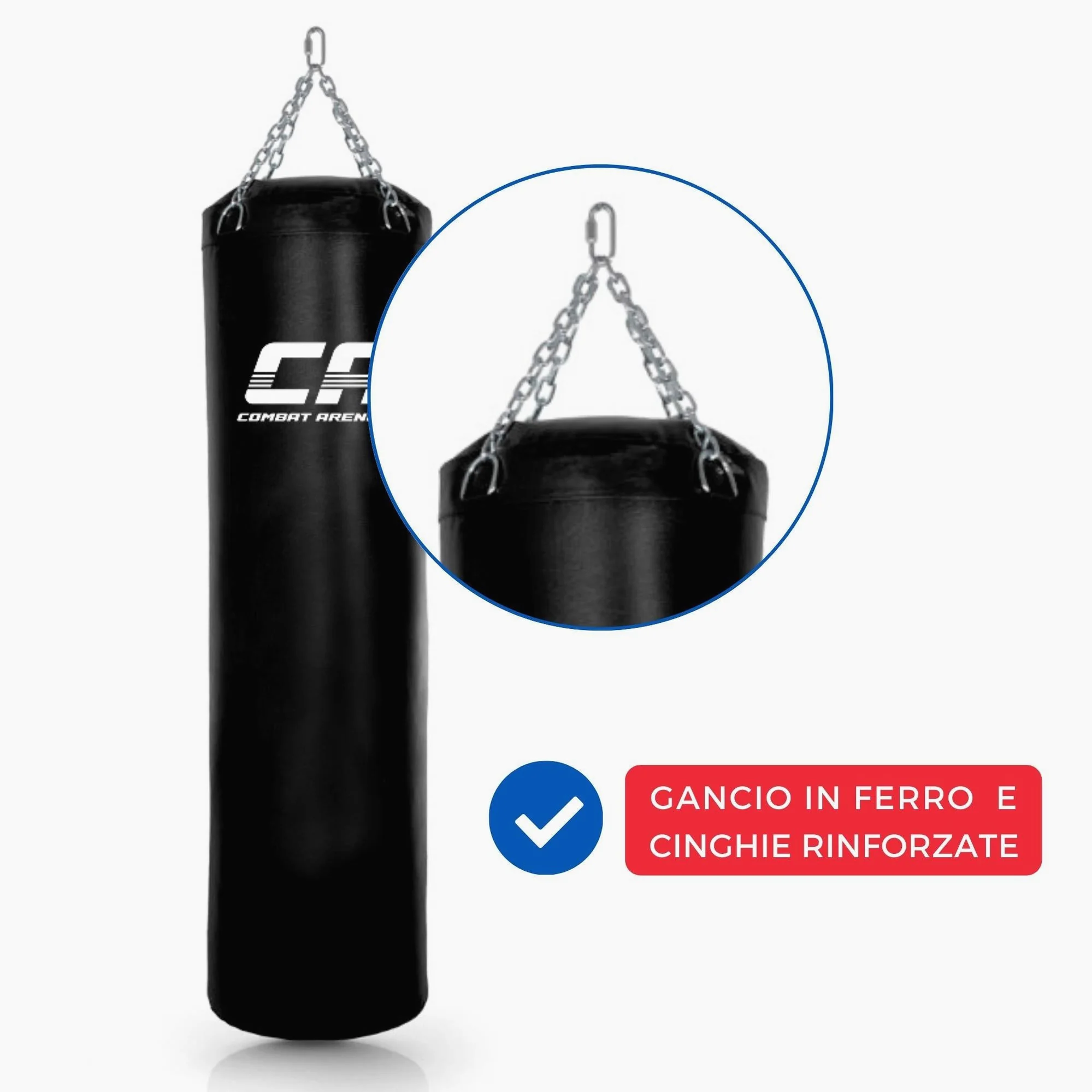 Sacco da boxe Combat Arena Training PRO 30 Kg Nero - Image 4