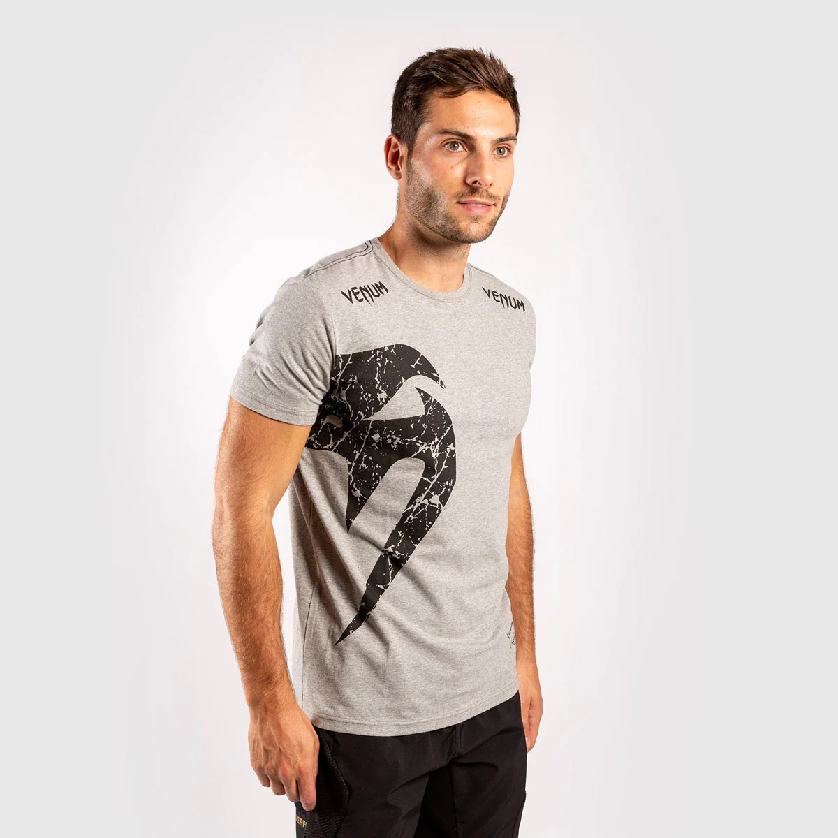 T-Shirt in Cotone Venum Giant Grigio-Nero - Image 5
