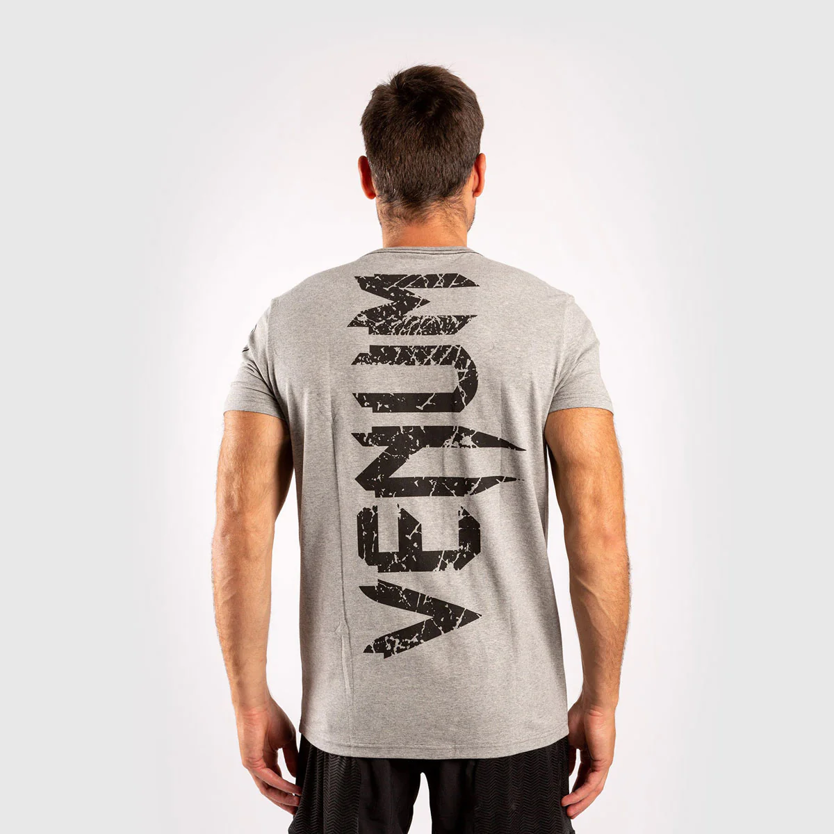 T-Shirt in Cotone Venum Giant Grigio-Nero - Image 9